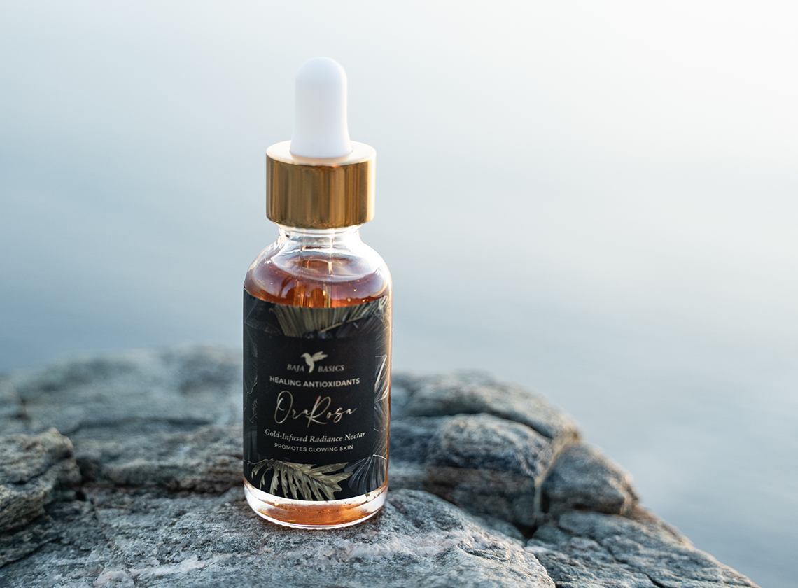 gold face oil